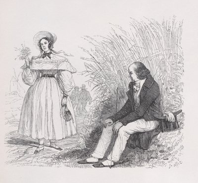 Folkets datter fra Bérangers komplette verk, 1836 av Auguste Raffet