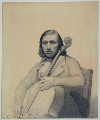 Portrett av Francois George-Hainl 1807-1873, 1839. av Auguste René Flandrin