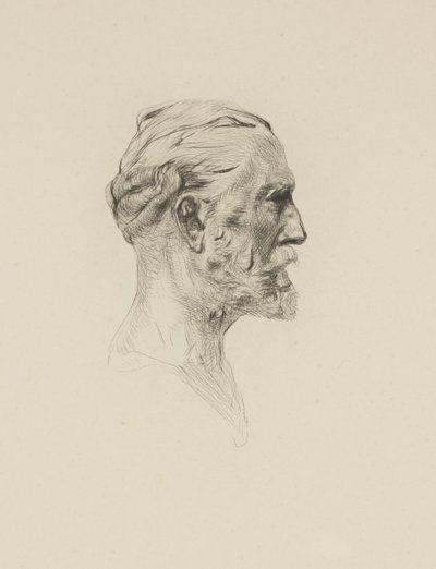 Antonin Proust, ca. 1884 (radering) av Auguste Rodin