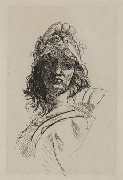 Byste av Bellona av Auguste Rodin