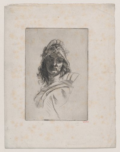 Byste av Bellona, 1882-85. av Auguste Rodin