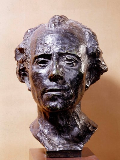 Byste av Gustav Mahler (1860–1911) komponist Skulptur av Auguste Rodin (1840–1917) Paris fra 1800-tallet, Musee Rodin av Auguste Rodin
