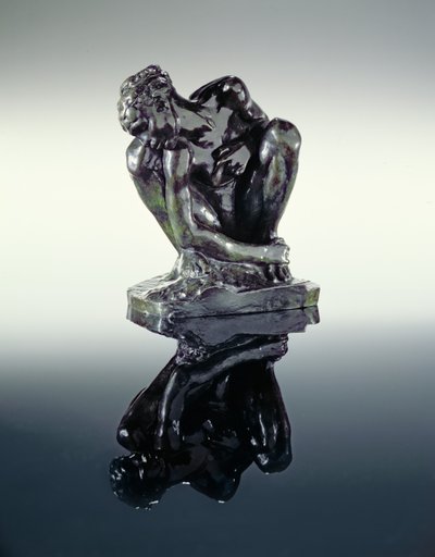 Hukende naken av Auguste Rodin