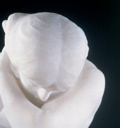 Detalj av Eve After Fishing (beskjedenhet), ca. 1897 (marmor) (se også 496172 og 496181) av Auguste Rodin