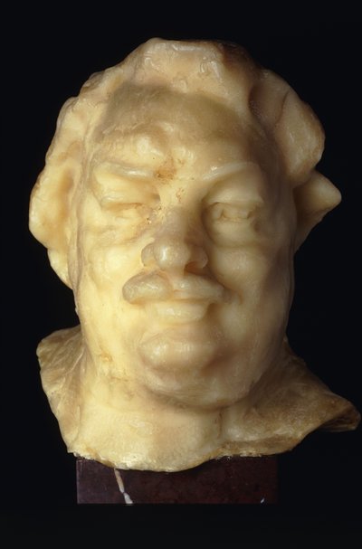 Leder for Balzac; Tete de Balzac, 1892 av Auguste Rodin