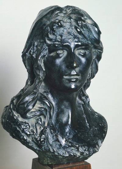 Mignon (Portrett av Rose Beuret), av Auguste Rodin (1840-1917), portrett av Auguste Rodin