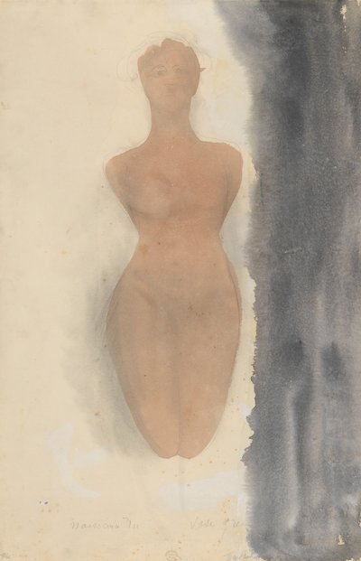Opprinnelsen til den greske vasen, 1900-1910. av Auguste Rodin
