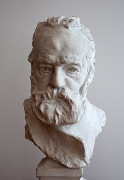 Portrett i byste av Victor Hugo (1802-1885). Gips av Auguste Rodin (1840-1917) av Auguste Rodin