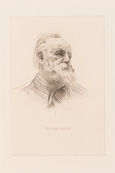 Portrett av Victor Hugo av Auguste Rodin