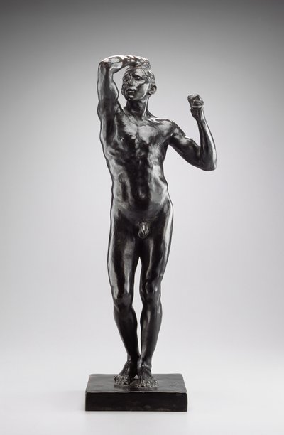 Bronsealderen, etter 1877 (bronse) av Auguste Rodin