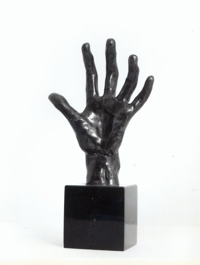 The Hand, støpt av Georges Rudier, Paris (bronse) av Auguste Rodin