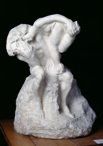 Billedhuggeren og musen hans, 1895 av Auguste Rodin