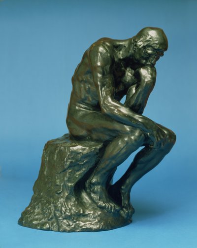The Thinker, 1880 (bronse) (se også 158431) av Auguste Rodin