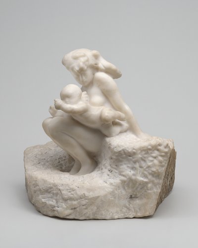 Woman and Child opprinnelig premiere Impression d'Amour, modell c. 1885, skåret ca. 1900-1901. av Auguste Rodin