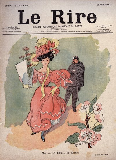 Mai måned - rosen og... Lepine (Louis Jean-Baptiste Lepine av Auguste Roedel
