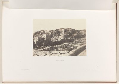 Utsikt over Betlehem Beit Lehem (tittel på objekt) av Auguste Salzmann