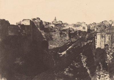 Jerusalem. Innhegning av tempelet. Prøvebasseng 1 av Auguste Salzmann