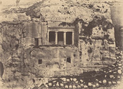 Jerusalem. Josafats dal. St. Jakobs grav av Auguste Salzmann