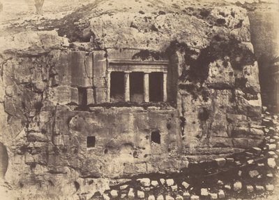 Jerusalem. Josafats dal. St. Jakobs grav av Auguste Salzmann