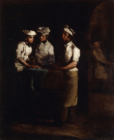 De tre kokkene; De tre kokkene, av Auguste Theodule Ribot