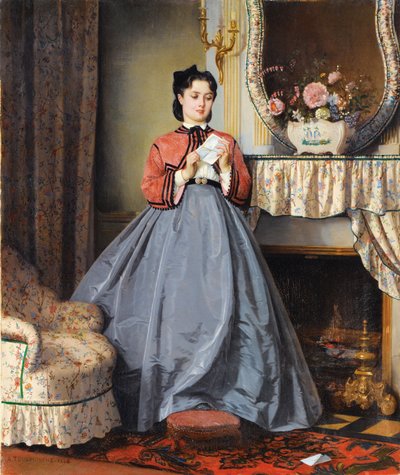 Kjærlighetsbrevet av Auguste Toulmouche