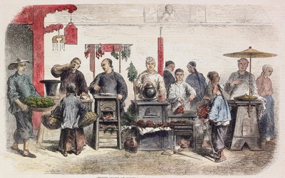 Street Cooks i Canton av Auguste after Borget