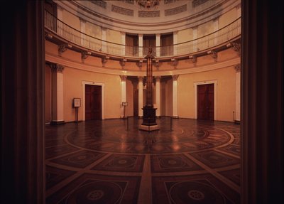 Vinterpalassets rotunde, 1830-årene av Auguste de Montferrand