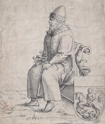 Basil Basilius, storhertug av Russland, 1547. av Augustin Hirschvogel