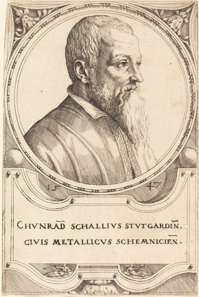 Conrad Schall, 1547. av Augustin Hirschvogel