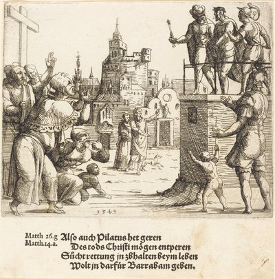 Se mannen, 1549 av Augustin Hirschvogel