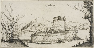 Festning i en innsjø av Augustin Hirschvogel