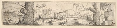 Landskap, 1545. av Augustin Hirschvogel