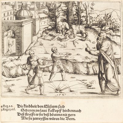 Mordet på Betel-barna, 1547. av Augustin Hirschvogel
