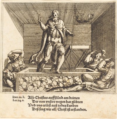 Oppstandelsen. av Augustin Hirschvogel