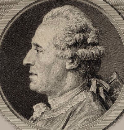 Portrett av fiolinisten og komponisten Jean Joseph Cassanéa de Mondonville 1711-1772, 1768. av Augustin Saint Aubin de