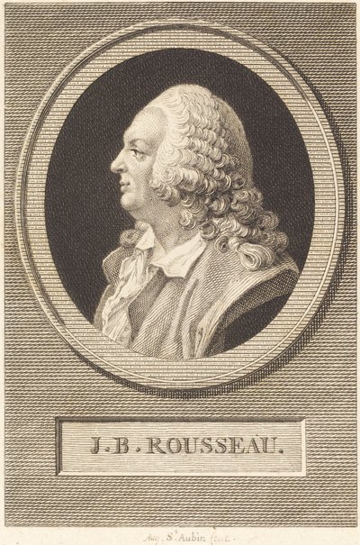 Jean Baptiste Rousseau av Augustin de Saint Aubin