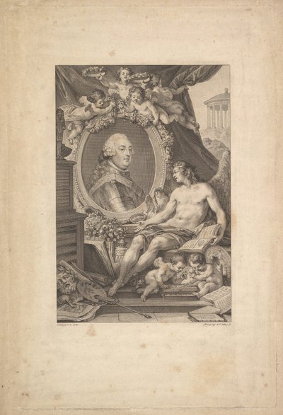 Portrett av Louis-Philippe, hertug av Orleans, 1778. av Augustin de Saint Aubin