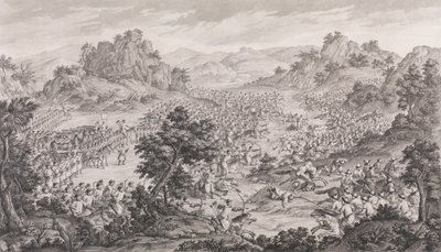 Den store seieren av Qurman, 1770. av Augustin de Saint Aubin