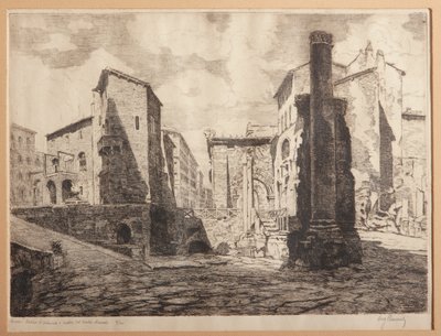 Roma, Porticus of Octaviae og ruinene av Marcellus 