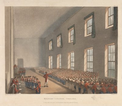 Military College, Chelsea av Augustus Charles Pugin