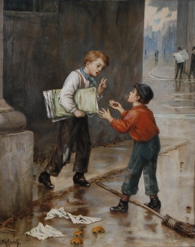 Lykke til på et øyeblikk av Augustus Edwin Mulready