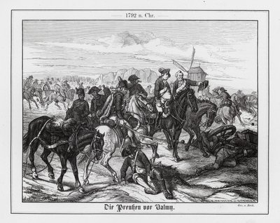 Preussen i slaget ved Valmy av Augustus J. Beck