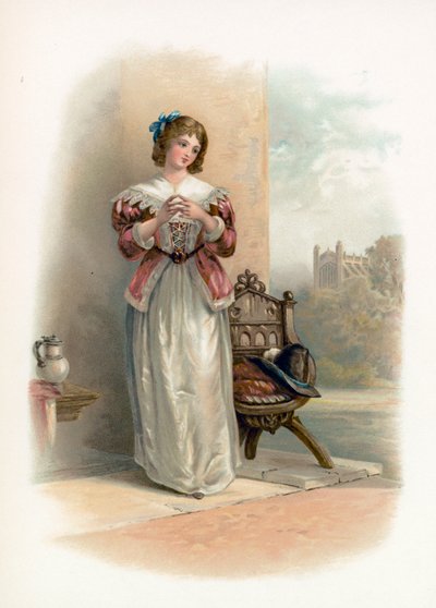 Anne Page fra Merry Wives of Windsor av Augustus Wall Callcott