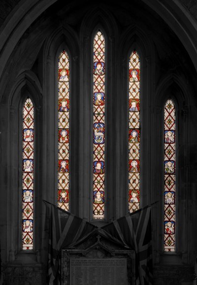Adoration Of The Lamb, 1850 (farget glass) av Augustus Welby Northmore Pugin