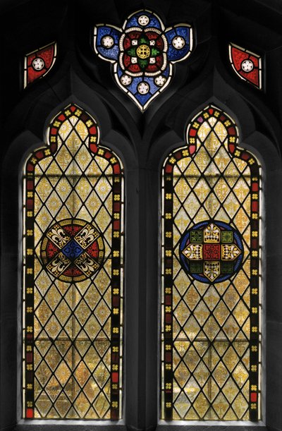 Cloister Window, 1846 (farget glass) av Augustus Welby Northmore Pugin