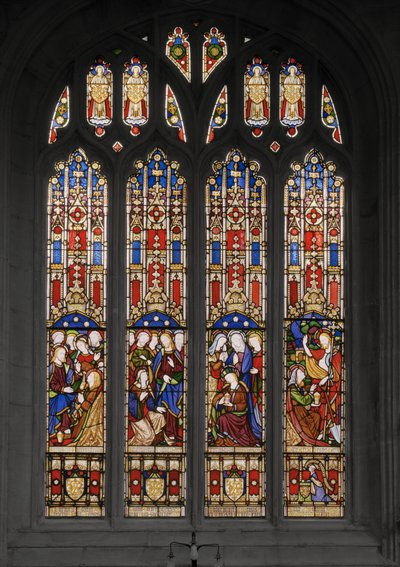 Events in the Life of St. Mary Magdalene, 1848 (farget glass) av Augustus Welby Northmore Pugin