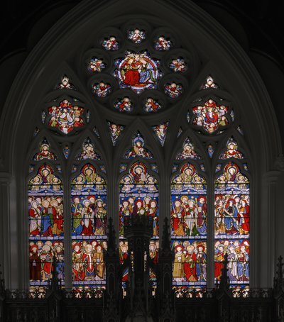 Himmelske Jerusalem, 1849 (farget glass) av Augustus Welby Northmore Pugin