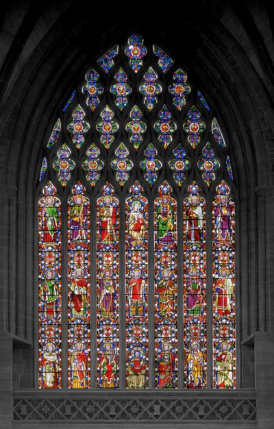 Jesse Tree, 1848 (farget glass) av Augustus Welby Northmore Pugin