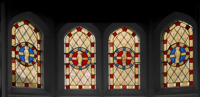 Library Window, ca. 1844 (farget glass) av Augustus Welby Northmore Pugin