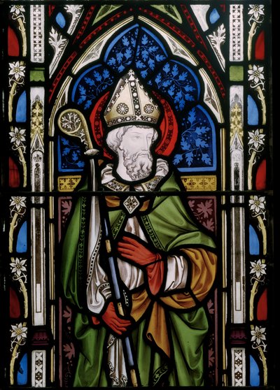St. David, detalj (farget glass) av Augustus Welby Northmore Pugin